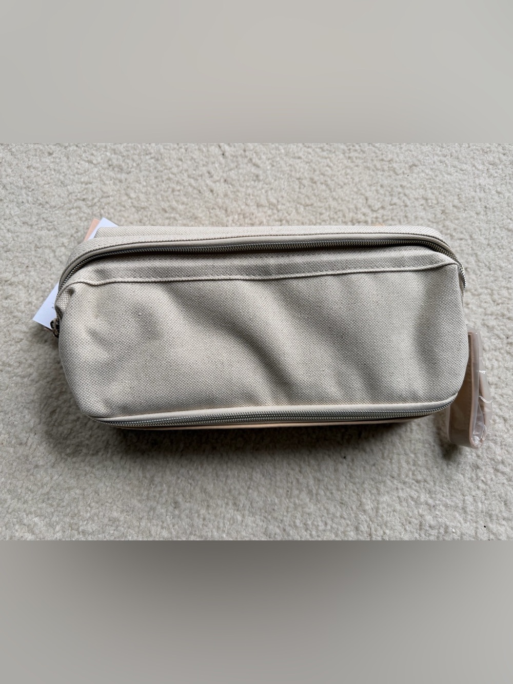 Beis The Dopp Kit Makeup Bag New Tags Beige Tan